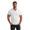 Vīriešu balts polo krekls Casual