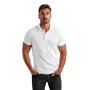 Vīriešu balts polo krekls Casual