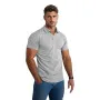 Vīriešu gaiši pelēks polo krekls Casual