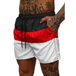 Peldbikses melnas/baltas Revel