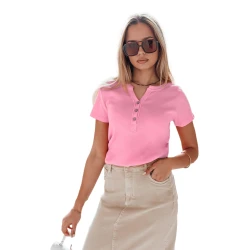 Sieviešu rozā T-krekls Elin