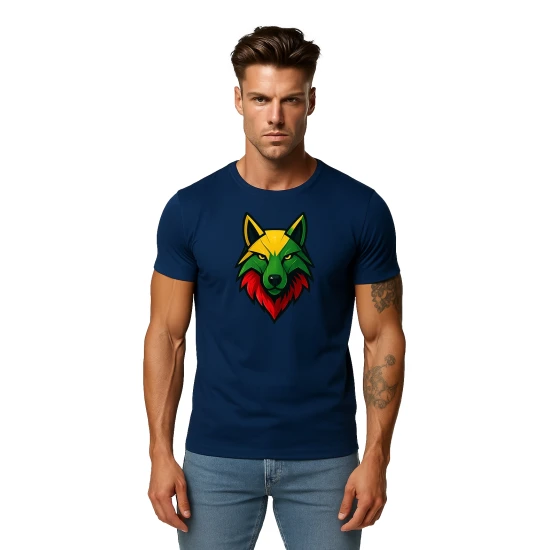 Vīriešu tumši zils T-krekls Wolf PK4021