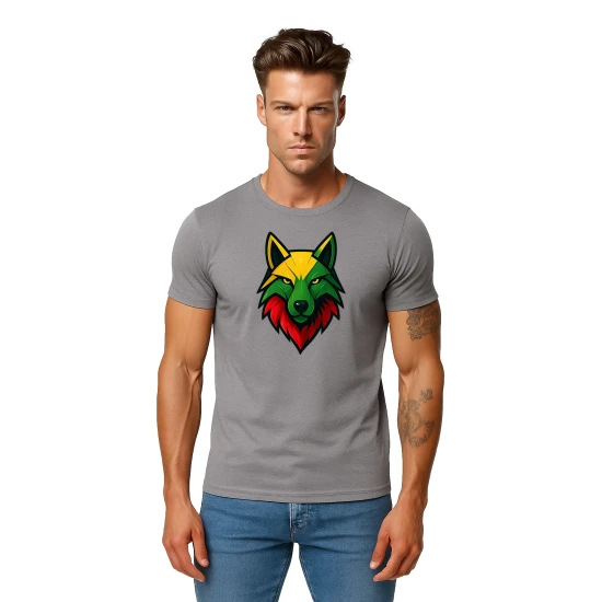 Vīriešu pelēks T-krekls Wolf PK4021