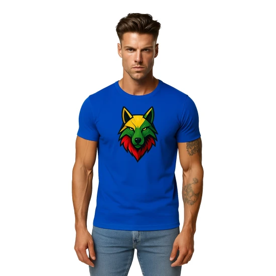 Vīriešu zils T-krekls Wolf PK4021