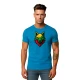 Vīriešu tirkīza T-krekls Wolf