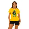 Sieviešu dzeltens T-krekls Bear PK4023