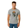 Vīriešu gaiši pelēks krekliņš Skull and Ball PK4022