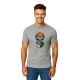 Vīriešu gaiši pelēks krekliņš Skull and Ball PK4022