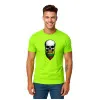 Vīriešu neona zaļš krekliņš Skull and Beard PK4015