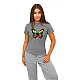 Sieviešu pelēks T-krekls Butterfly PK4025