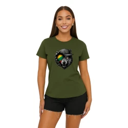 Sieviešu haki krekls Wolf grey