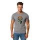 Vīriešu pelēks krekliņš Skull and Ball