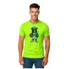 Vīriešu neona zaļš Bear Ball sporta krekls PK4019