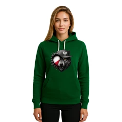 Sieviešu zaļš džemperis Polija vilks