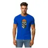 Vīriešu zils krekliņš Skull and Ball PK4022