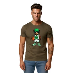 Vīriešu haki krekls Coon bez džempera