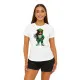 Sieviešu balts T-krekls Bear PK4023
