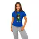 Sieviešu zils T-krekls Bear PK4023