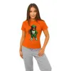 Sieviešu oranžs T-krekls Bear PK4023