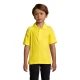 Bērnu polo krekliņš dzeltenā krāsā Izbaudiet T-krekls