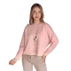 Sieviešu rozā blūze ar kulonu Nubiss