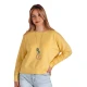 Sieviešu dzeltena blūze ar kulonu Nubiss