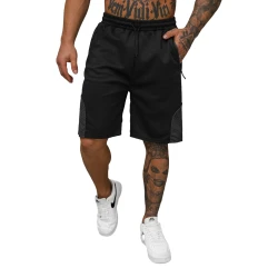 Vīriešu melni sporta šorti Frost