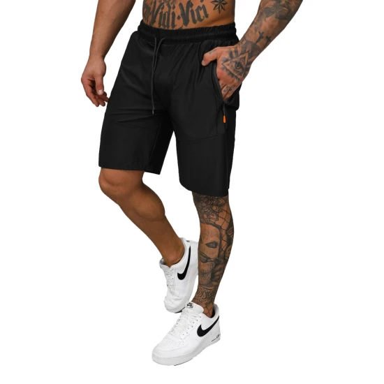 Vīriešu melni sporta šorti Keller JS/12K1802/3