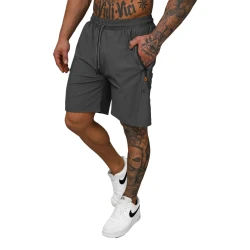 Vīriešu tumši pelēkie sporta šorti Keller