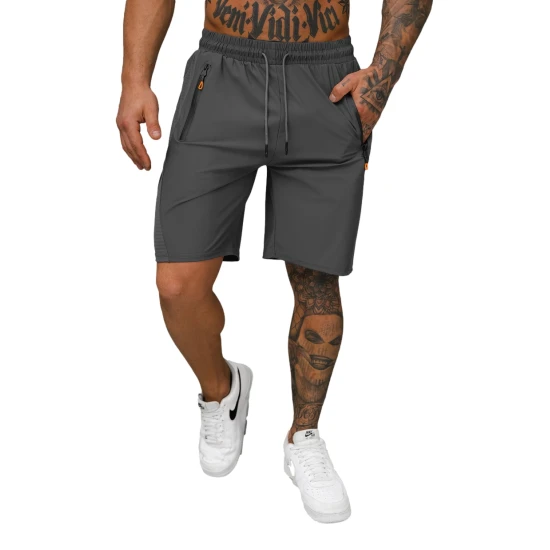 Vīriešu pelēkie sporta šorti Angus JS/12K1803/5