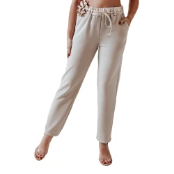 Sieviešu gaiši brūnas bikses Legis