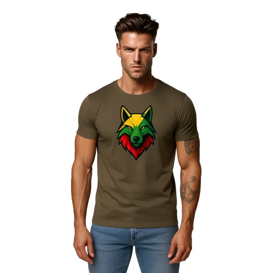 Vīriešu haki krekls Wolf PK4021