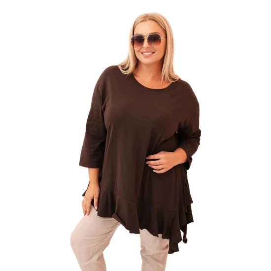 Sieviešu brūna blūze Berin Blūzes un krekli