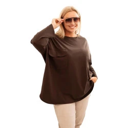 Sieviešu brūna blūze Margo