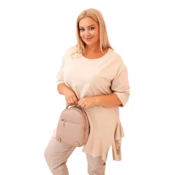 Sieviešu gaiši brūna blūze Berin