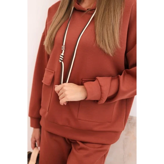 Sieviešu gaiši brūns ikdienas komplekts Nela Sporta tērpi