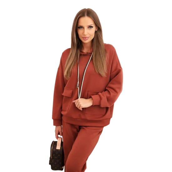 Sieviešu gaiši brūns ikdienas komplekts Nela Sporta tērpi