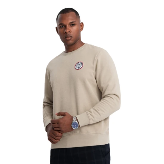 Brūns vīriešu džemperis Solan Džemperi bez kapuciņiem