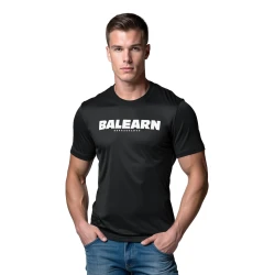Vīriešu melns T-krekls Balearn