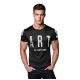 Vīriešu melns T-krekls Daļa
