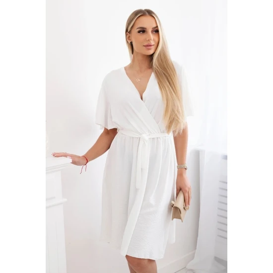 Sieviešu balta kleita Orbit Garas kleitas