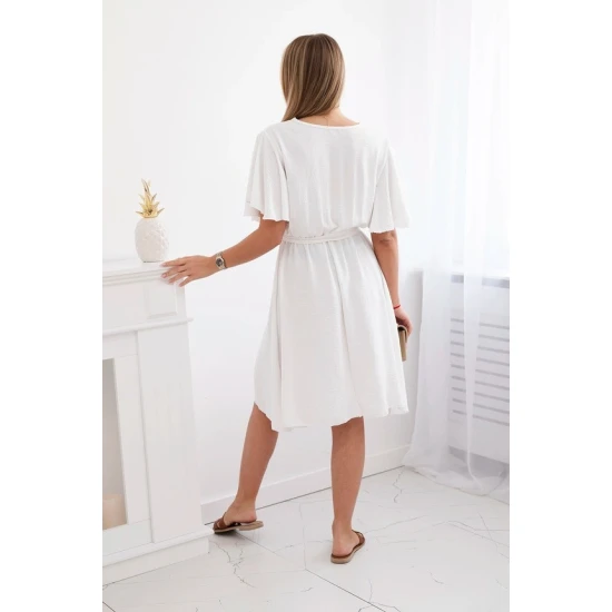 Sieviešu balta kleita Orbit Garas kleitas