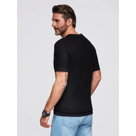 Vīriešu melns polo krekls Austen POLO T-krekls