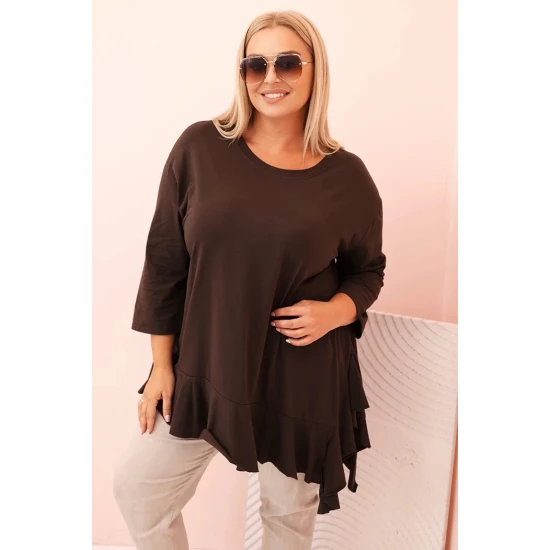 Sieviešu brūna blūze Berin Blūzes un krekli