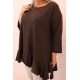 Sieviešu brūna blūze Berin Blūzes un krekli