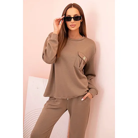 Women's brown set Naomi Women's suits