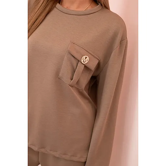 Women's brown set Naomi Women's suits