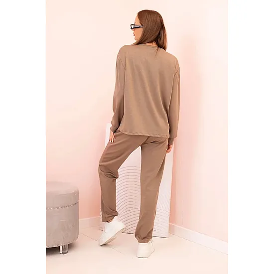 Women's brown set Naomi Women's suits