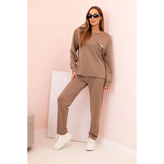 Women's brown set Naomi Women's suits