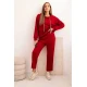 Sieviešu sarkans brīvā laika kostīms Nela Sieviešu uzvalki
